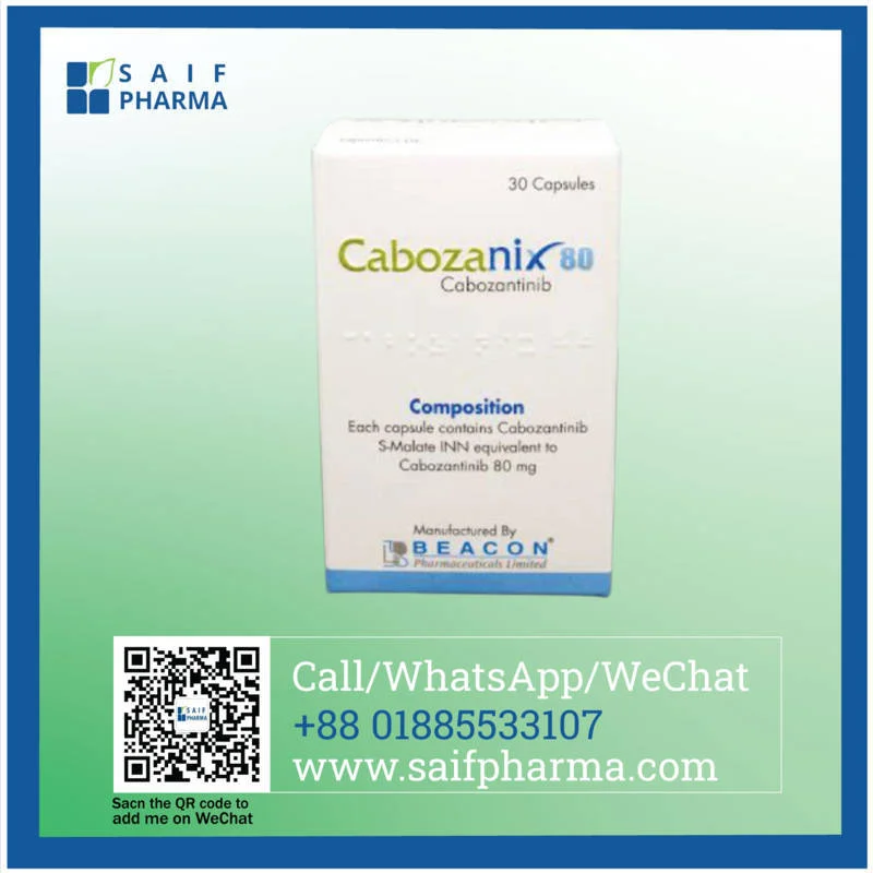 Cabozanix 80 mg (Cabozantinib) 1 Thyroid Cancer Medicine Cabozantinib