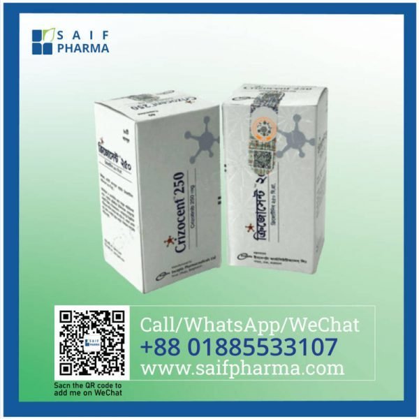 Lung Cancer Medicine Crizocent 250 mg