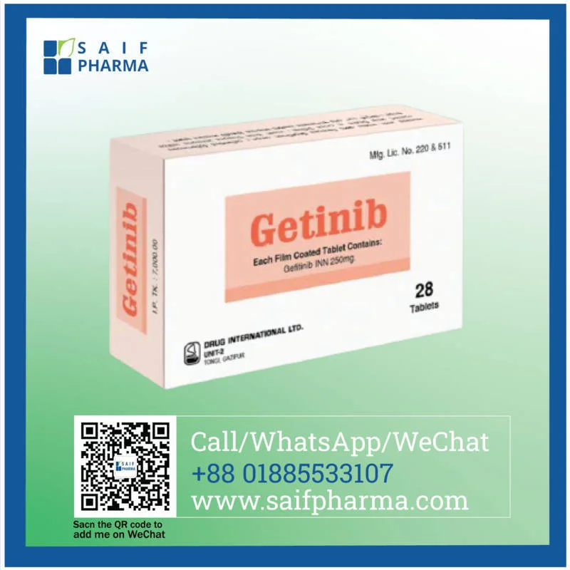 Getinib 250 mg (Gefitinib) 1 Lung Cancer Medicine Gefitinib