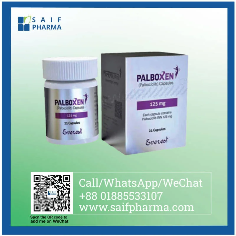 Breast Cancer Medicine Palboxen 125 mg (Palbociclib)