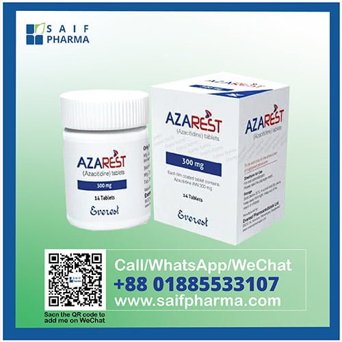 Leukemia Medicine Azarest 300 mg (Azactidine)