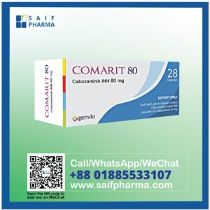 Comarit 80 mg (Cabozantinib): A Multifaceted Approach to Advanced Cancer Treatment