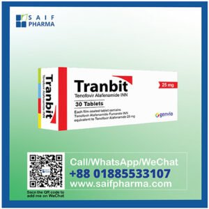 Tranbit 25 mg (Tenofovir Alafenamide Fumarate): A Milestone in HIV Treatment