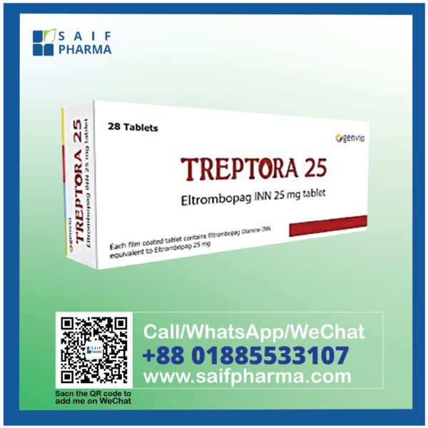 Chronic Hepatitis C-associated Thrombocytopenia Medicine Treptora 25 mg
