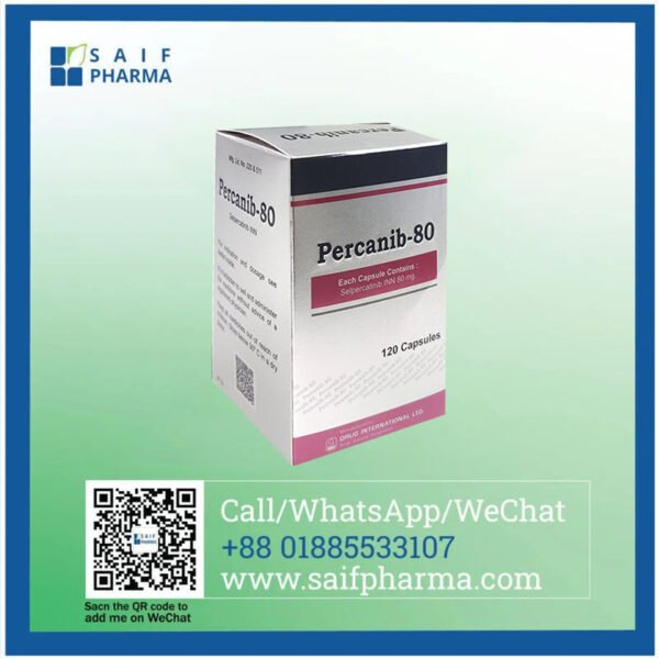 Percanib 80 mg Selpercatinib: Revolutionizing Precision Oncology | Supplier Saif Pharma