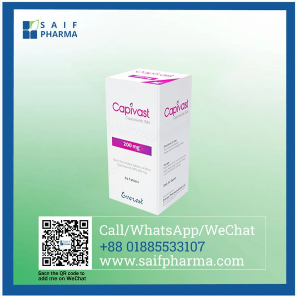 Capivast 200 mg (Capivasertib) Rx – High-quality oncology medication for targeted cancer therapy.