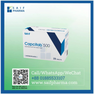 Capcitab 500 mg (Capecitabine) tablets for cancer treatment