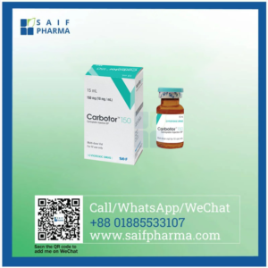 Carbotor 150 mg (Carboplatin) Injection – Platinum-Based Chemotherapy for Cancer Treatment