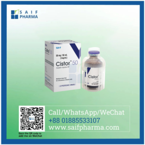 Cistor 50 mg Cisplatin Injection – High-Dose Platinum Chemotherapy for Advanced Cancers
