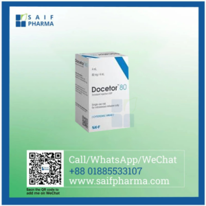 Docetor 80 mg Docetaxel Injection – Eskayef Pharma Chemotherapy for Advanced Cancers