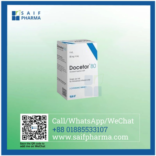 Doceptor 80 mg Docetaxel Injection – Eskayef Pharma Chemotherapy for Advanced Cancers