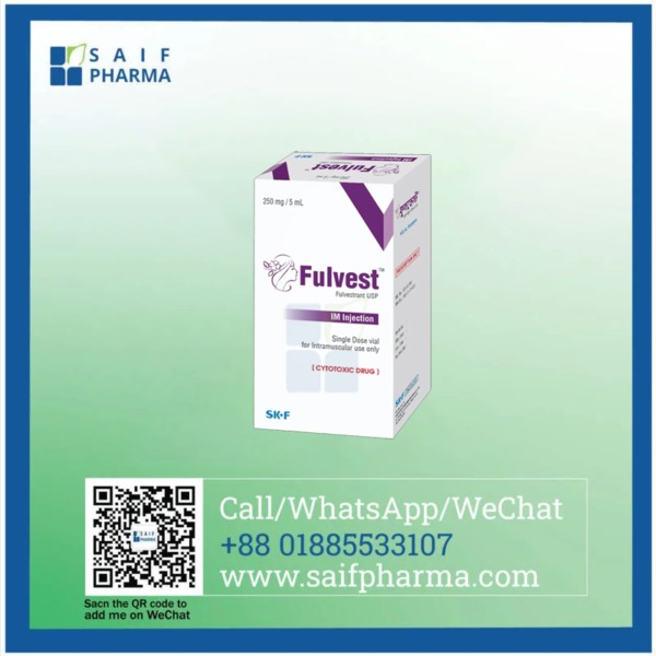 Fulvest 250 mg Injection (Fulvestrant) – HR-Positive Breast Cancer Treatment by Eskayef Pharmaceuticals