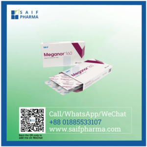 Meganor 160 mg (Megestrol Acetate) tablets for breast cancer treatment and appetite stimulation