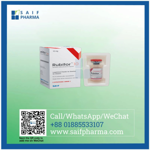 Rubitor 10 mg Epirubicin Injection for breast cancer adjuvant therapy