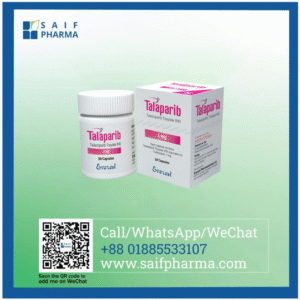 Talaparib 1 mg (Talazoparib) capsule – oral PARP inhibitor for BRCA-mutated cancer, supplied by Saif Pharma
