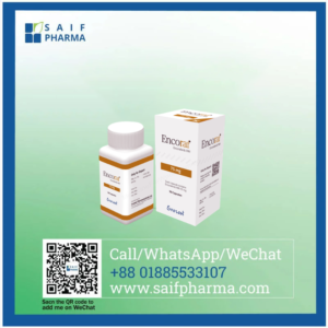 Encoraf 75mg Encorafenib tablets box by Everest Pharmaceuticals – Targeted Cancer Therapy.